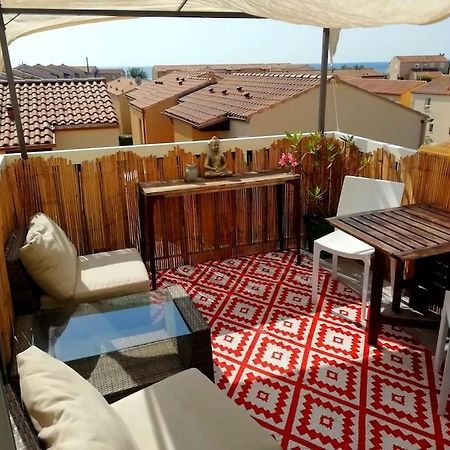Appart 5P Terrasse Sud Vue Mer, Acces Direct Plage Фронтиньян Экстерьер фото