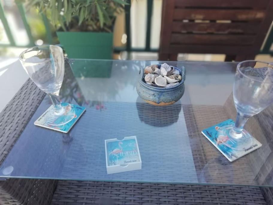 Appart 5P Terrasse Sud Vue Mer, Acces Direct Plage Фронтиньян Экстерьер фото
