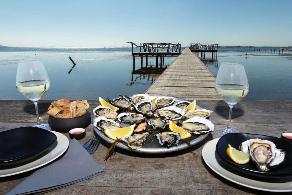 Appart 5P Terrasse Sud Vue Mer, Acces Direct Plage Фронтиньян Экстерьер фото